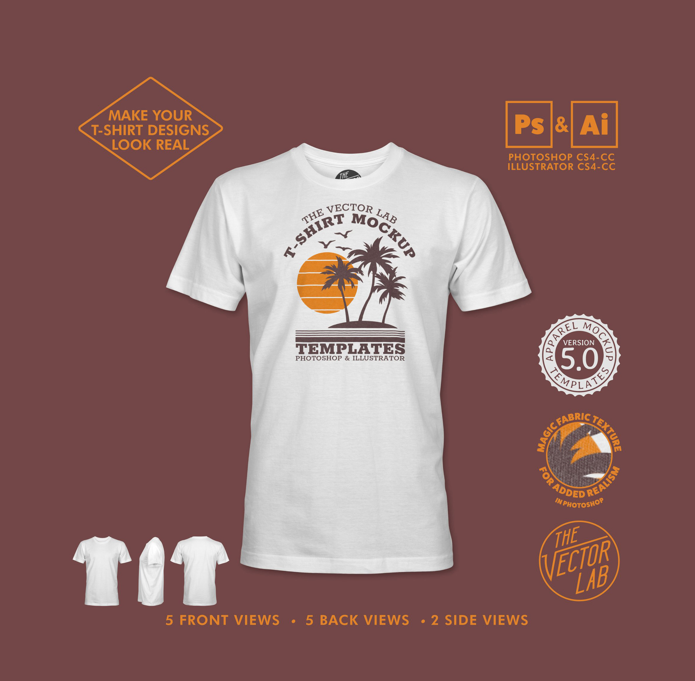 11 oz coffee mug mockup featuring some chocolate cookies. Men S T Shirt Mockup Templates Illustrator Ray Dombroski