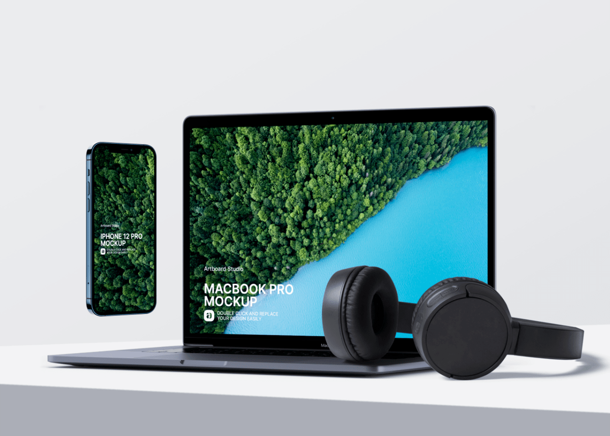 Picture In this post, we collected of 20+ best device mockup psd templates to. Multiple Devices Mockup Scene