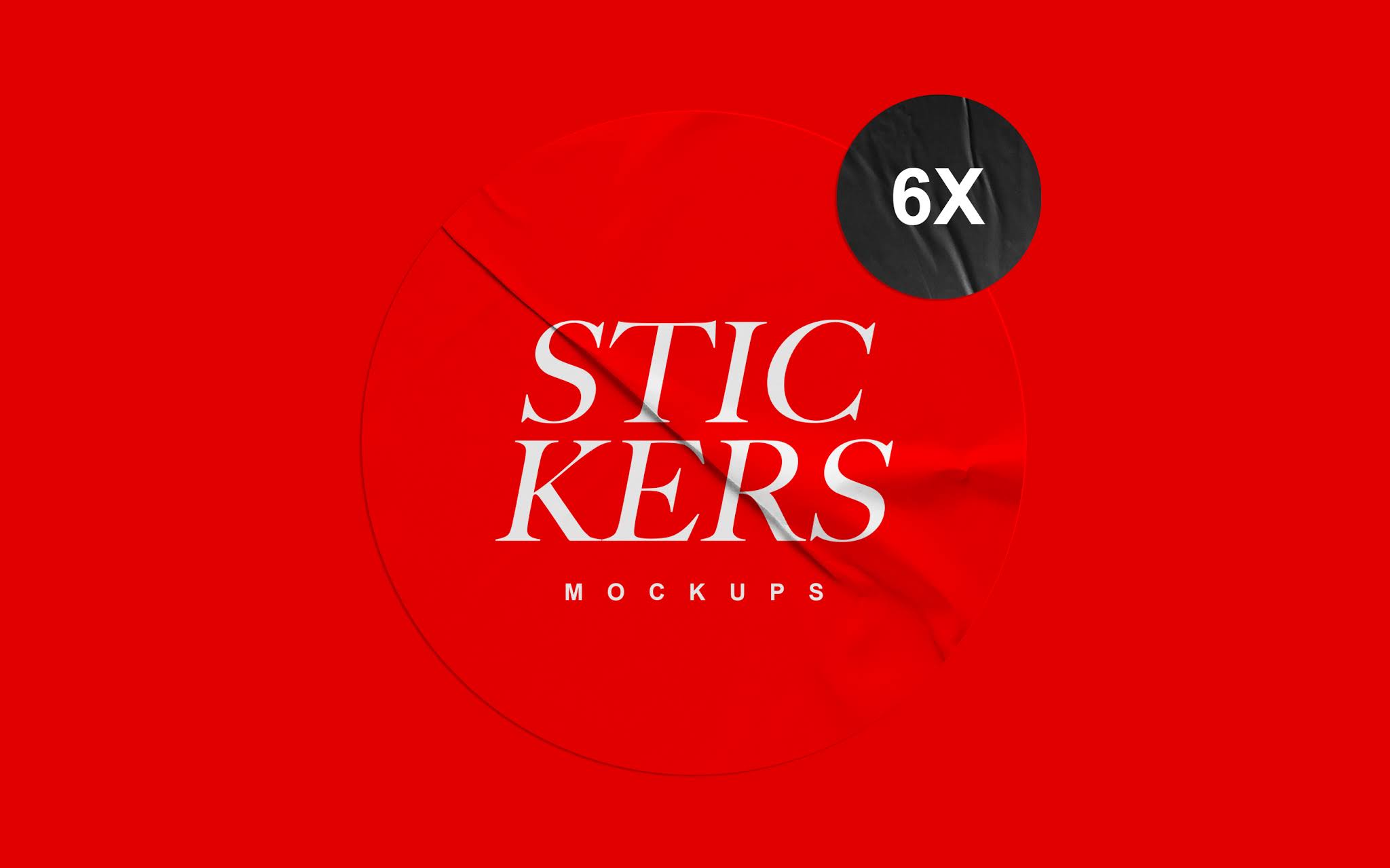 Good mockups can be hard to come by, and even harder to make on your own. Free Download 6 Round Sticker Mockups Design