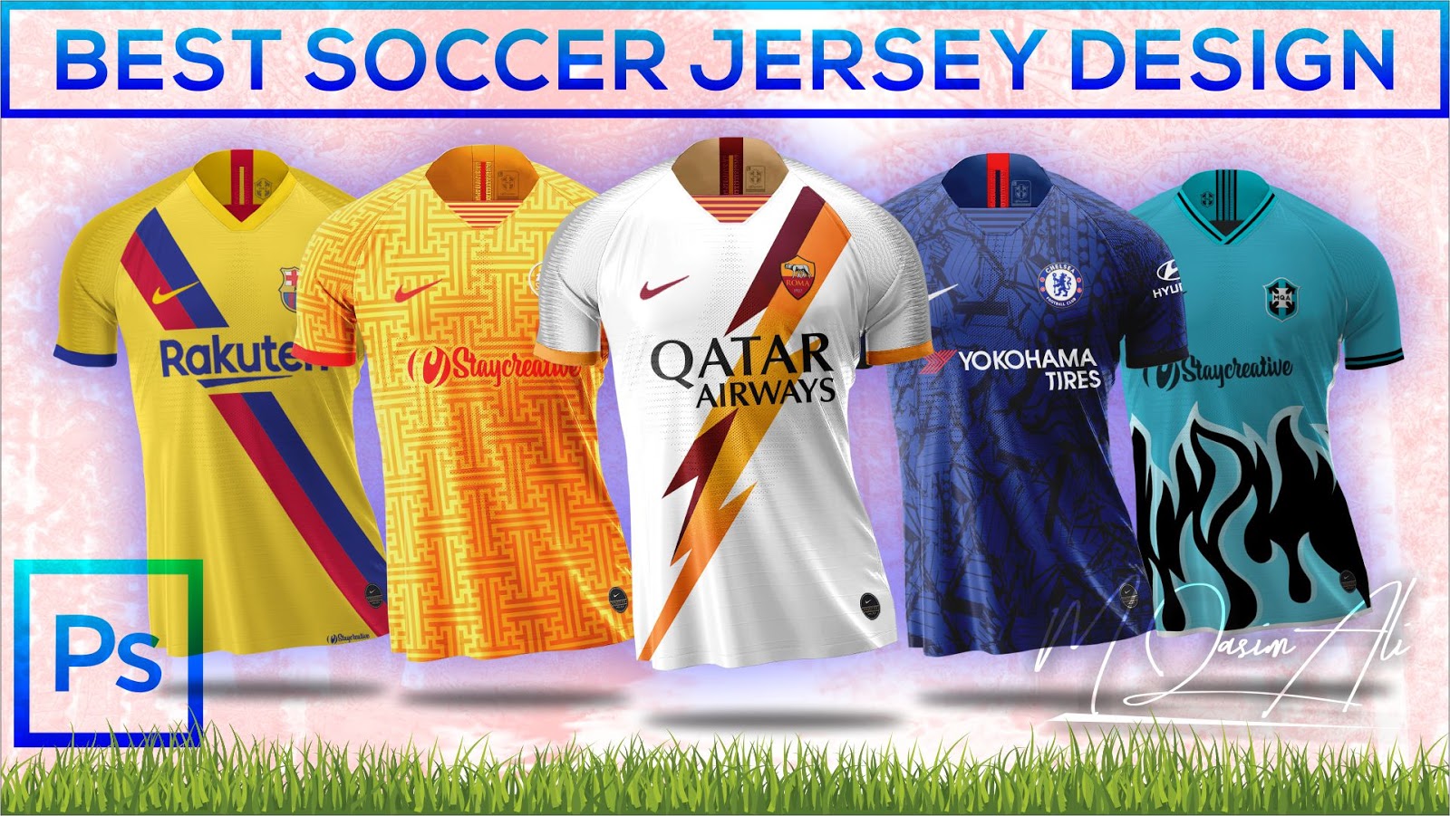 You can place your logo design or branding design elements on jersey, . Free Nike Mockup Best Soccer Jersey Mockup Design Tutorial In Photoshop By M Qasim Ali M Qasim Ali Sports Templates For Photoshop