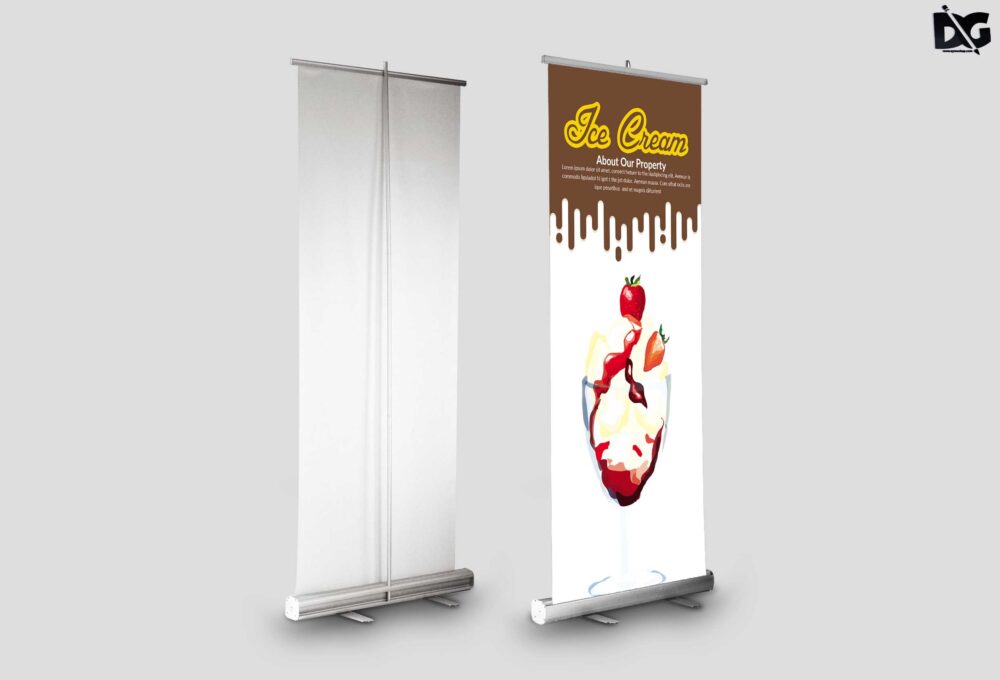 15+ Download Roll Up Banner Mockup Free&nbsp;Psd