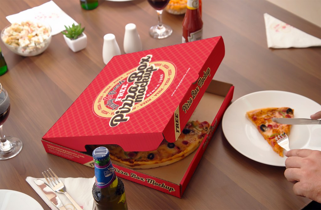 19+ Download Pizza Box Packaging Mockup Free&nbsp;Psd