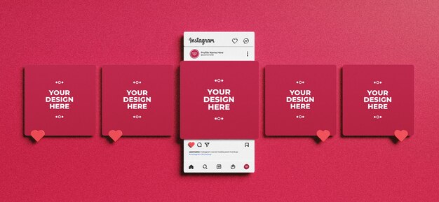 27+ Download Perspective Mockup For Instagram Post&nbsp;Psd